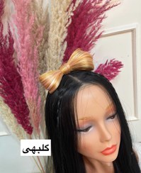 تصویر پاپیون مویی گیره ای - رنگ 