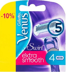 تصویر تیغ یدک ژیلت مدل Venus Swirl Extra Smooth بسته ‏۴ عددی 