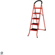 تصویر نردبان 5 پله مدل کاراسان سنگین 