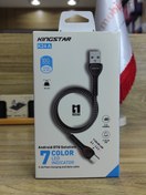 تصویر کابل شارژ USB به micro مدل کینگ استار K24A - طول ۱ متر 