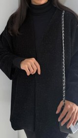 تصویر پالتو لمروز مشکی - قهوه ای / M(38-40) / 75 