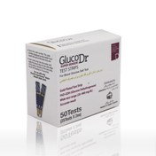 تصویر نوار تست قند خون گلوکو داکتر 50 عددی Gluco Dr Blood Glucose Test Strips 50 pcs