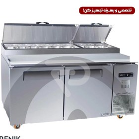 تصویر یخچال تاپینگ پیتزا استیل ایگلو مدل RT-ST19 IGLOO RT-ST19 Pizza Refrigerator