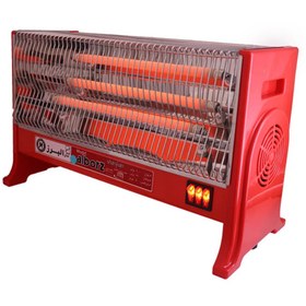 تصویر بخاری برقی 3 شعله ساده سفال البرز مدل 2000 وات Alborz HEH2000-A 2000w Heater