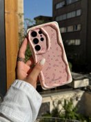 تصویر قاب Peachy Flowers & butterfly آیفون ، سامسونگ ، شیائومی (کدC2092) 