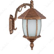 تصویر چراغ دیواری حیاطی و پارکی تکشیدفام مدل ویکتوریا خمره ای کد 8101-15 