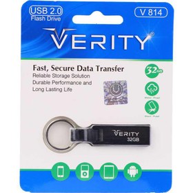 تصویر فلش مموری وریتی مدل V814 ظرفیت 32 گیگابایت V814 32GB USB 2.0 Flash Memory