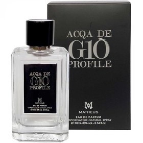 تصویر ادو پرفیوم مردانه مدل Acqa De Gio Profile حجم 110 میل متئوس Matheus Acqa De Gio Profile Eau De Parfum For Men 110 ml