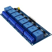 تصویر ماژول رله 5 ولت 8 کانال 