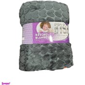 تصویر پتو مسافرتی تیسا سایز ۱۵۰×۲۲۰ سانتی متر مخمل 