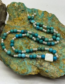 تصویر گردنبند فیروزه ای 