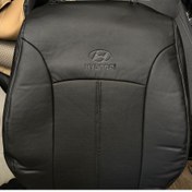 تصویر روکش صندلی هیوندا ورنا چرم مشکی 