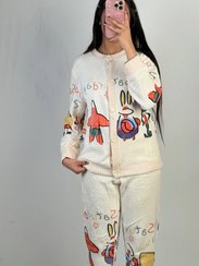 تصویر ست دو تیکه تدی گرم بالا فانتزی پاتریک فری سایز ۳۶تا۴۶ - M 