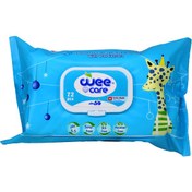 تصویر دستمال مرطوب کودک روغن پنبه وی کر ۷۲ عددی Wee Care Cotton Seed Oil Wipes For Baby 72pcs