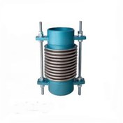 تصویر لرزه گیر آکاردئونی جوشی تمام استیل مهاردار سایز ۱.۲ اینچ ارتعاشات صنعتی ایران 