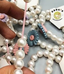 تصویر کش مرواریدی گل بابونه 