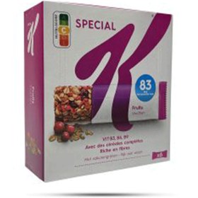 تصویر غلات بار اسپشیال کی Kellogg’s special K میوه های قرمزبسته 6 عددی 