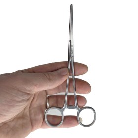 تصویر پنس مدل هموستات مستقیم کد Hemostat forceps STRAIGHT 16CM 