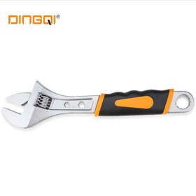 تصویر آچار فرانسه دینگشی مدل 16012 سایز 12 اینچ Dingqi 16012 Adjustable Wrench 12 Inch