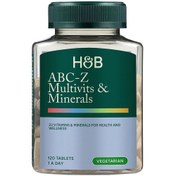 تصویر قرص مولتی ویتامین h&b Holland and Barrett H&b molty vitamins abc_z
