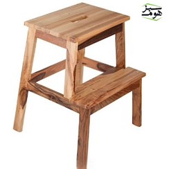 تصویر چهارپایه چوبی ایکیا مدل BEKVAM 