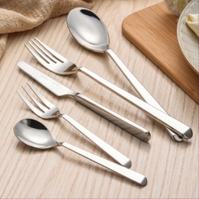 تصویر سرویس قاشق و چنگال 142 پارچه24 نفره جی فی نی مدل A-01 