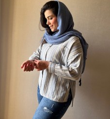 تصویر شومیز راه راه هور 