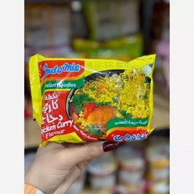 تصویر نودل اندومی indomie با طعم مرغ و ادویه کاری 75 گرمی 