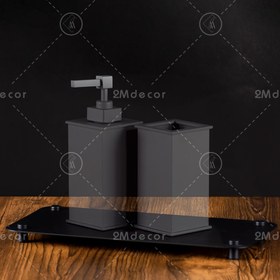 تصویر سینی جا مایع و مسواک 