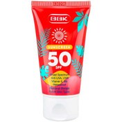 تصویر کرم ضد آفتاب اس پی اف 50 ببک حجم 50 میل ا spf 50 Sunscreen bbk spf 50 Sunscreen bbk