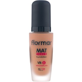 تصویر کرم پودر مات تاچ فلورمار - 303 flormar mat touch foundation