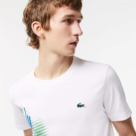 تصویر تی شرت تنیس مردانه لاکست Lacoste Regular Fit- سفید 