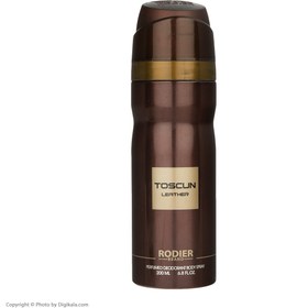 تصویر اسپری بدن مردانه رودیر مدل توسکان لدر حجم 200 میلی لیتر Rodier Tuscan Leather Body Spray