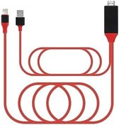 تصویر eTECH 4K (Lightnings to HDMI) Adapter Cable Compatible With (iPhones to HDMI Adapter For TV, [Mfi Certified] Digital AV Adapter Sync Screen Connector For (iPhones/iPad/iPod to HDTV/Monitor/Projector) 