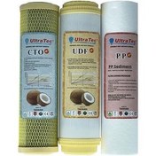 تصویر فیلتر دستگاه تصفیه آب اولترا تک مدل cartridge مجموعه 3 عددی 