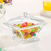 تصویر شکلات خوری 4 گوش اکرولیک لیمون 