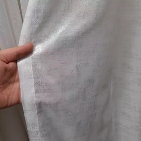 تصویر پرده حریر پتینه با دوخت سفارشی در ارتفاع دلخواه 