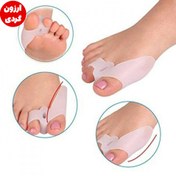 تصویر پد سیلیکونی اصلاح انحراف شصت پا بسته ۲ عددی 