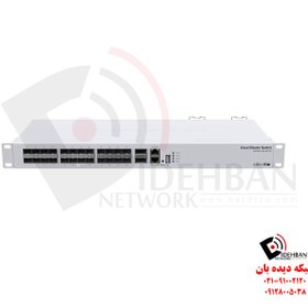 تصویر سوئیچ روتر میکروتیک CRS326 24S 2Q RM Mikrotik CRS326-24S+2Q+RM Cloud Router Switch