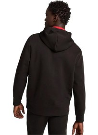 تصویر جاکت سویی شرت مردانه مشکی با سبک فراری مدل 627094-01 برند puma 627094-01 Ferrari Style Sweat Jacket Black Men's Sweatshirt