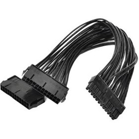 تصویر تبدیل ۱ به ۲ برق ۲۴ پین ATX 1 TO 2 24PIN POWER CABLE