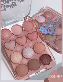 تصویر پالت سایه ۱۲رنگ میس لارا 