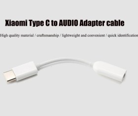 تصویر مبدل تایپ سی به پورت AUX شیائومی مدل Xiaomi Type-C To 3.5mm Audio Cable 