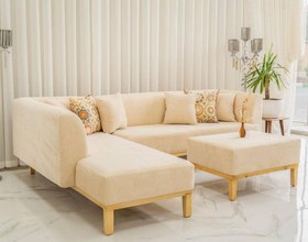 تصویر مبل راحتی ال کاپر کم جا 