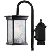 تصویر چراغ سرلوله تک شاخه شفق مدل روشان با شیشه الماسی کد ۱۰۹۱ 