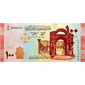 تصویر اسکناس ۱۰۰ لیره سوریه ۲۰۰۹ تک UNC63 