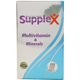 تصویر قرص مولتی ویتامین مینرال ساپلکس تاریخ انقضا 2024/05 ا Multivitamin and Minerals Supplex Multivitamin and Minerals Supplex