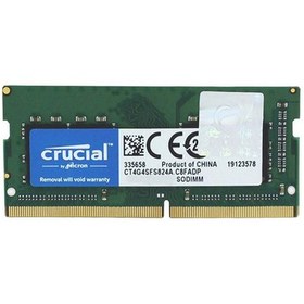 تصویر رم لپ تاپ DDR4 2666 مگاهرتز CL19 کروشیال ظرفیت 16 گیگابایت 