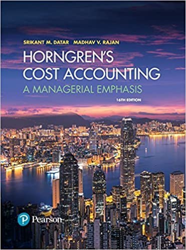 خرید و قیمت کتاب Horngren's Cost Accounting: A Managerial Emphasis