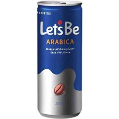 تصویر آیس کافی قوطی عربیکا 240ml لتس بی/Lets Be Ice coffee ، Arabica